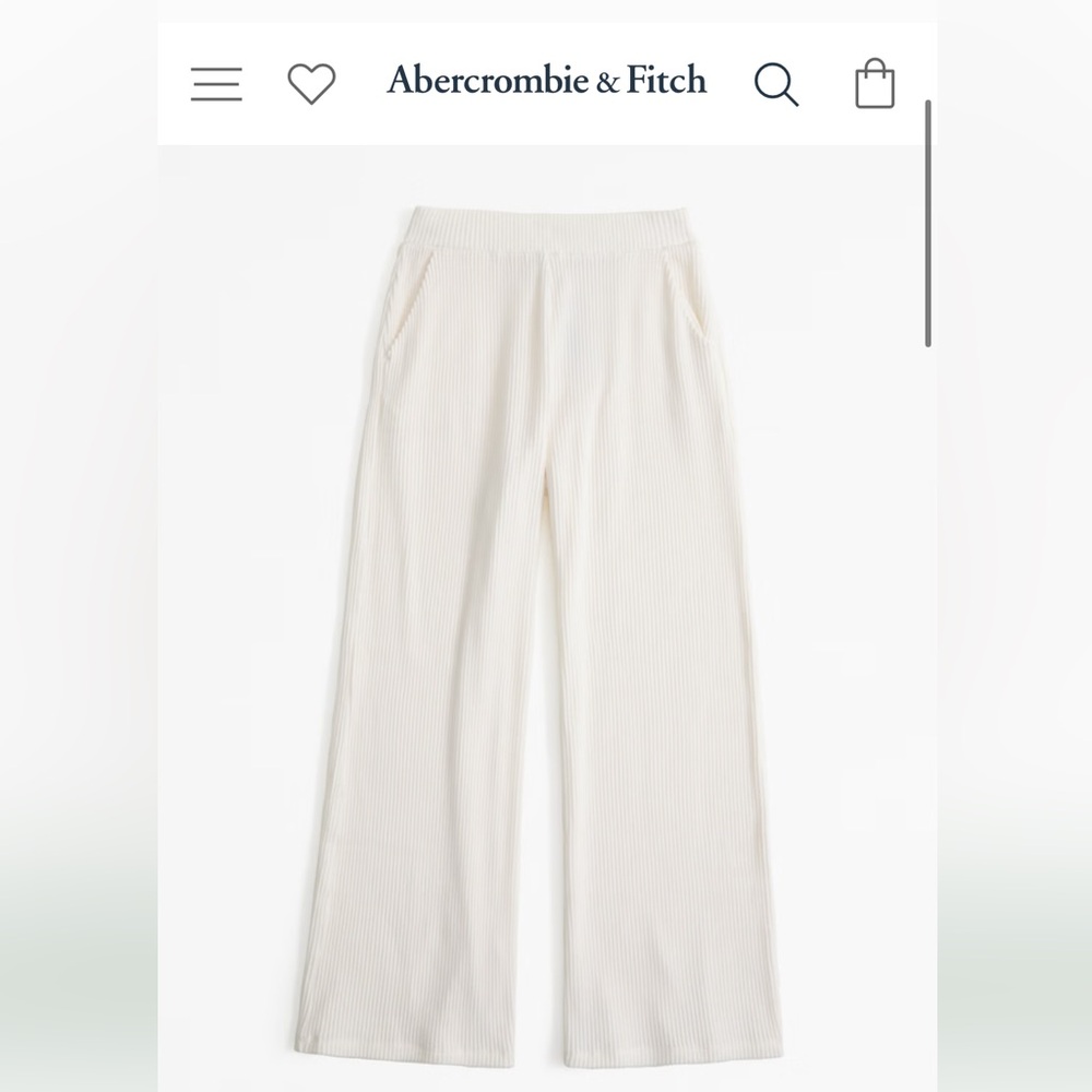 A&F wide leg sweatpants!